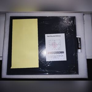 Wall mirror mounting kit